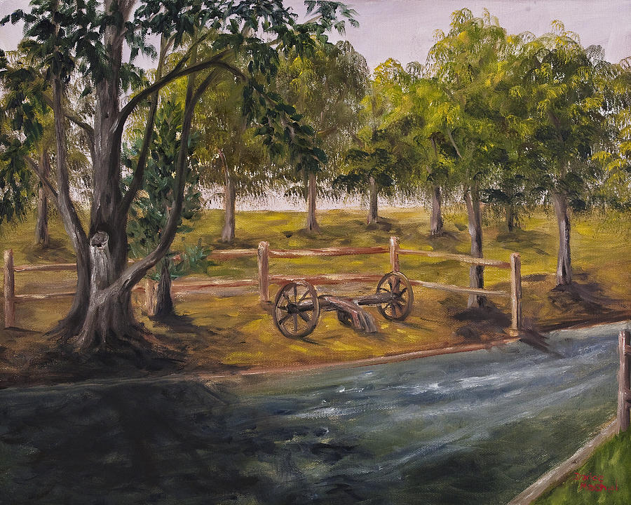 A and J Family Farm  Painting by Darice Machel McGuire