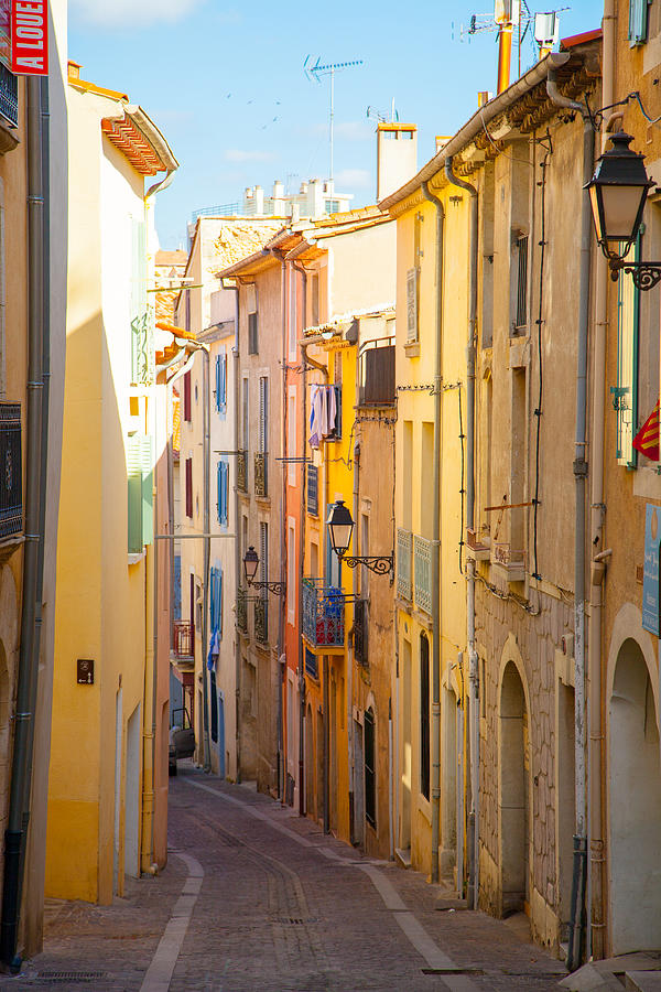 A Backstreet Morning in Beziers Photograph by W Chris Fooshee