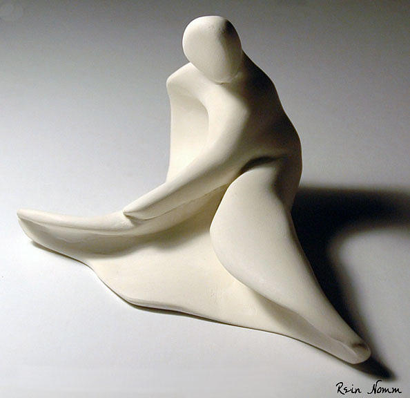 A Backward Glance Sculpture by Rein Nomm