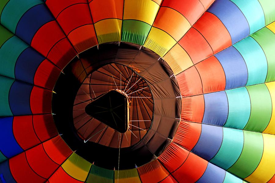 A Balloon from Below Photograph by Daniel Woodrum