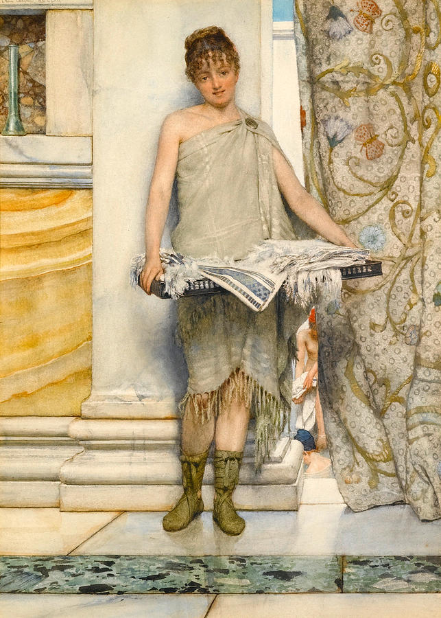 A Balneatrix Painting by Lawrence Alma-Tadema