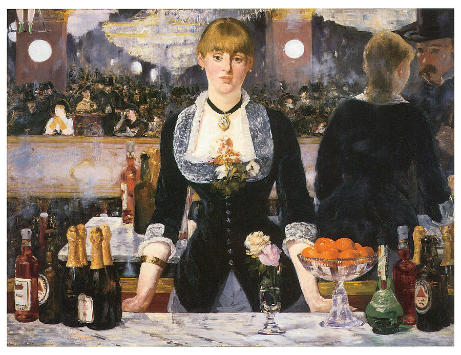 Edouard Manet Painting - A Bar at the Folies-Begere by Edouard Manet