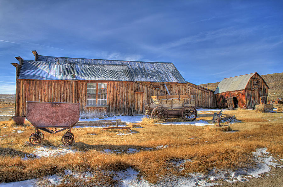 A Barn in Bodie Photograph by Donna Kennedy