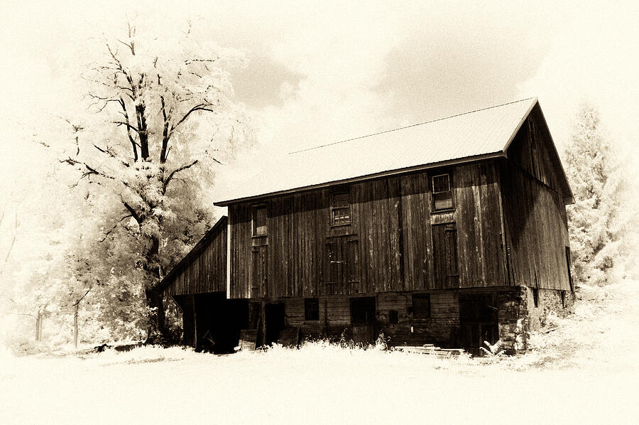 Barn Photograph - A barn of old by Paul W Faust -  Impressions of Light