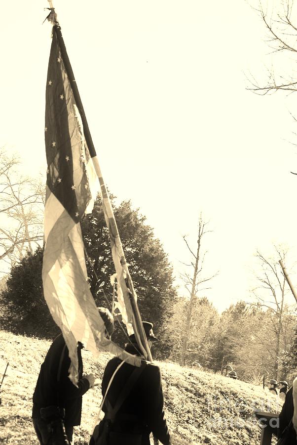 A Battle Tested Union Flag Photograph by Jocelyn Stephenson