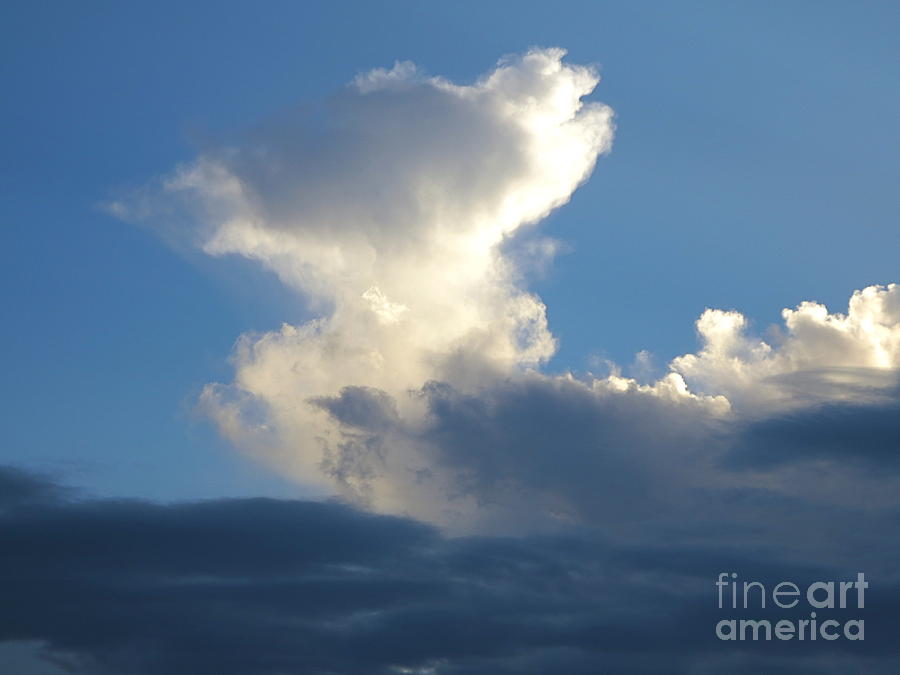 A Beautiful Cloudy Day. Photograph by Robert Birkenes