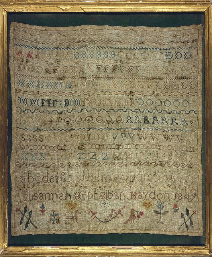 A Beautiful Sampler By Susannah Photograph by Mary Evans Picture ...