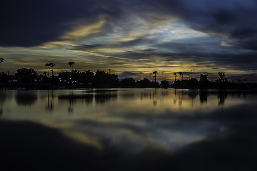 Landscape Photograph - A Beautiful Sunset Over Phoenix Arizona. by Israel Marino Landscape Photograph - A Beautiful Sunset Over Phoenix Arizona. by Israel Marino