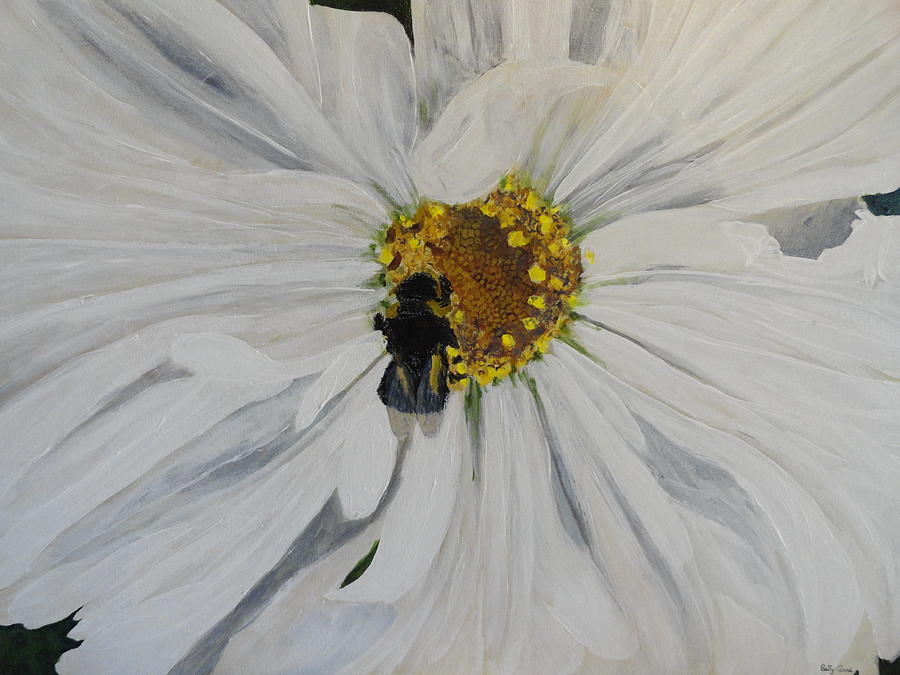 A Bees Lunch Painting by Betty-Anne McDonald