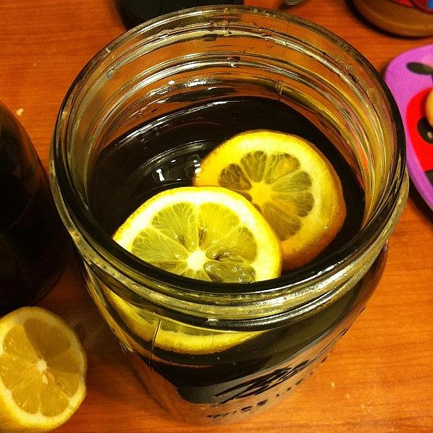 Teatime Photograph - A Big, Beautiful Jar Of Lemon Infused by Mary Wilkinson