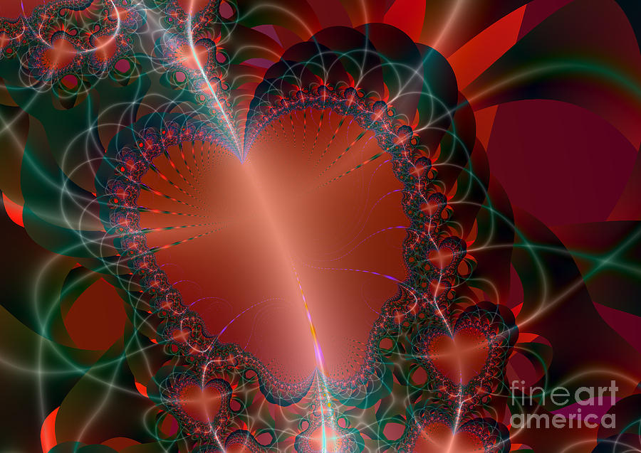 A Big Heart Digital Art by Ester McGuire