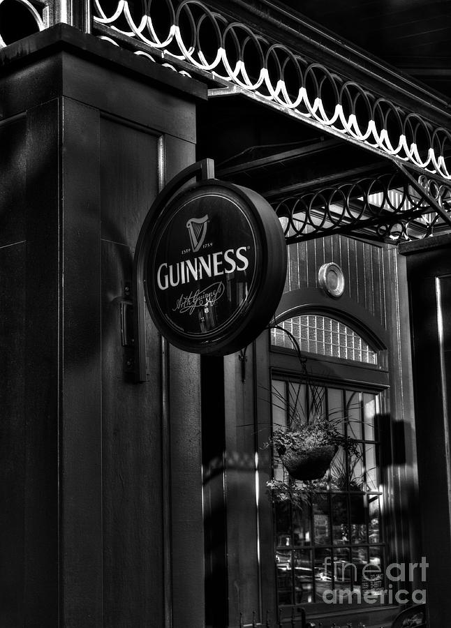 A Black And White Pub Photograph by Mel Steinhauer