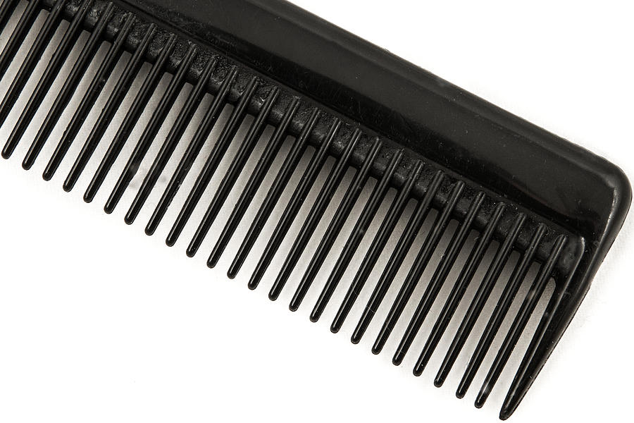 Comb Photograph - A Black Comb by Mason Resnick