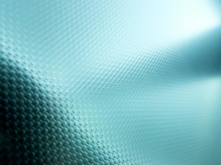 A Blue Textured Surface Photograph by Ralf Hiemisch