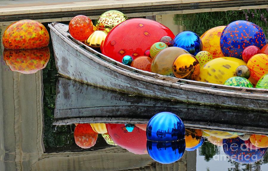 A Boat Full of Color Photograph by Gary Richards