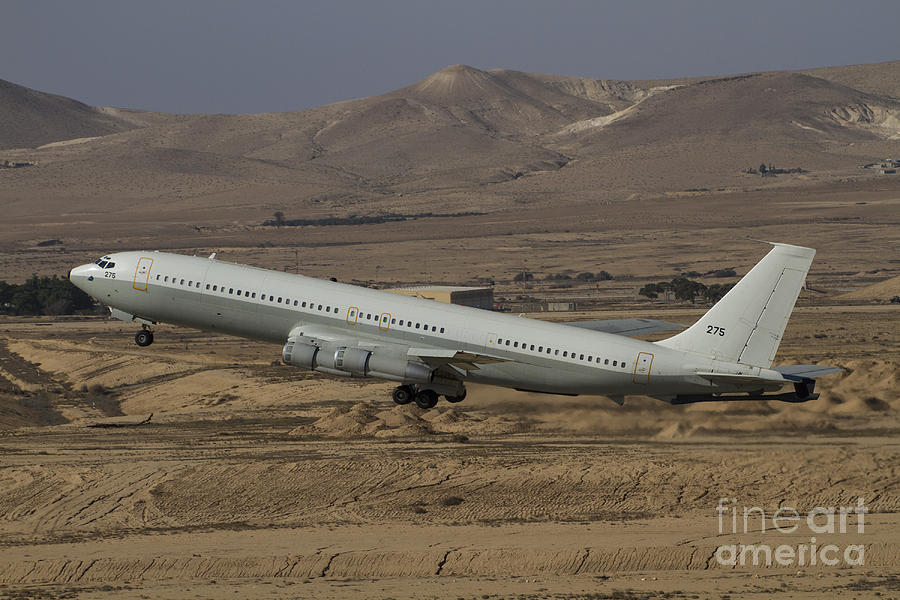 A Boeing 707 Reem Of The Israeli Air Photograph by Ofer Zidon