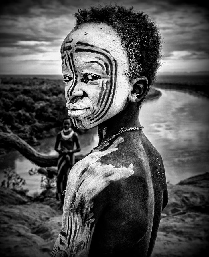 Boy Photograph - A Boy Of The Karo Tribe. Omo Valley (ethiopia). by Joxe Inazio Kuesta