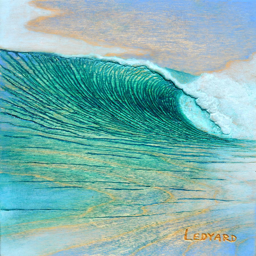 Wave Painting - A Break in the Clouds by Nathan Ledyard