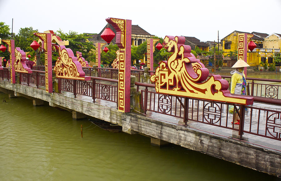 A Bridge in Hoi An Vietnam Photograph by Venetia Featherstone-Witty