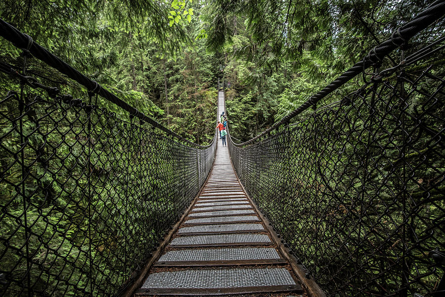 A Bridge In Vancouver, Canada Photograph by Jonathan Tucker