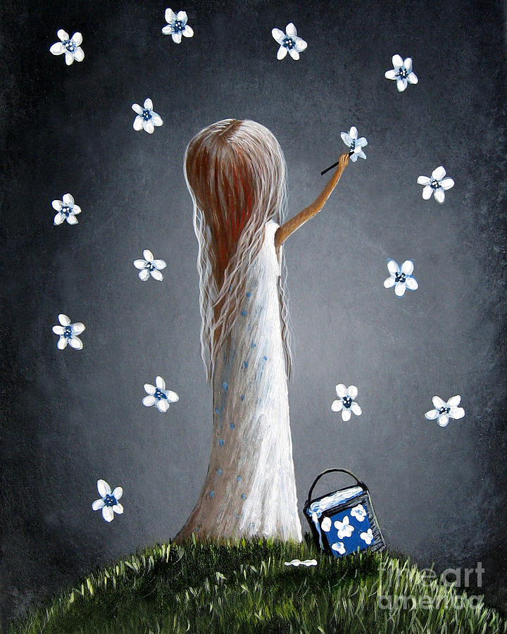 Whimsical Paintings Painting by Moonlight Art Parlour