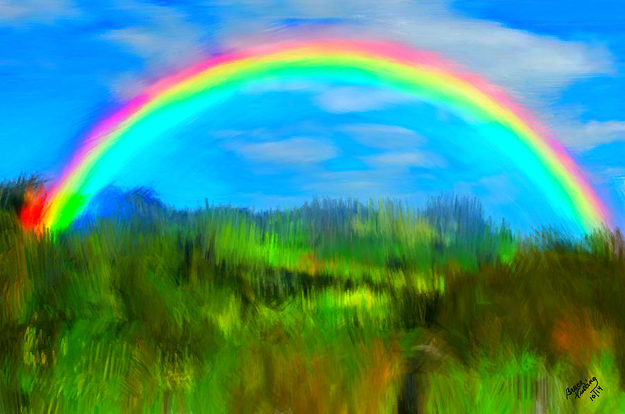 A Brighter Look at a Rainbow Painting by Bruce Nutting