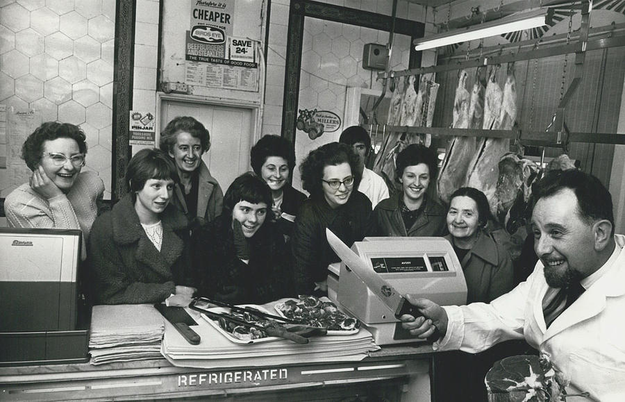 A Butcher Gives Evening Classes Photograph by Retro Images Archive