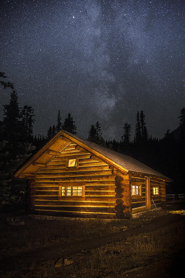 A Cabin the the Woods Photograph by Bill Cubitt