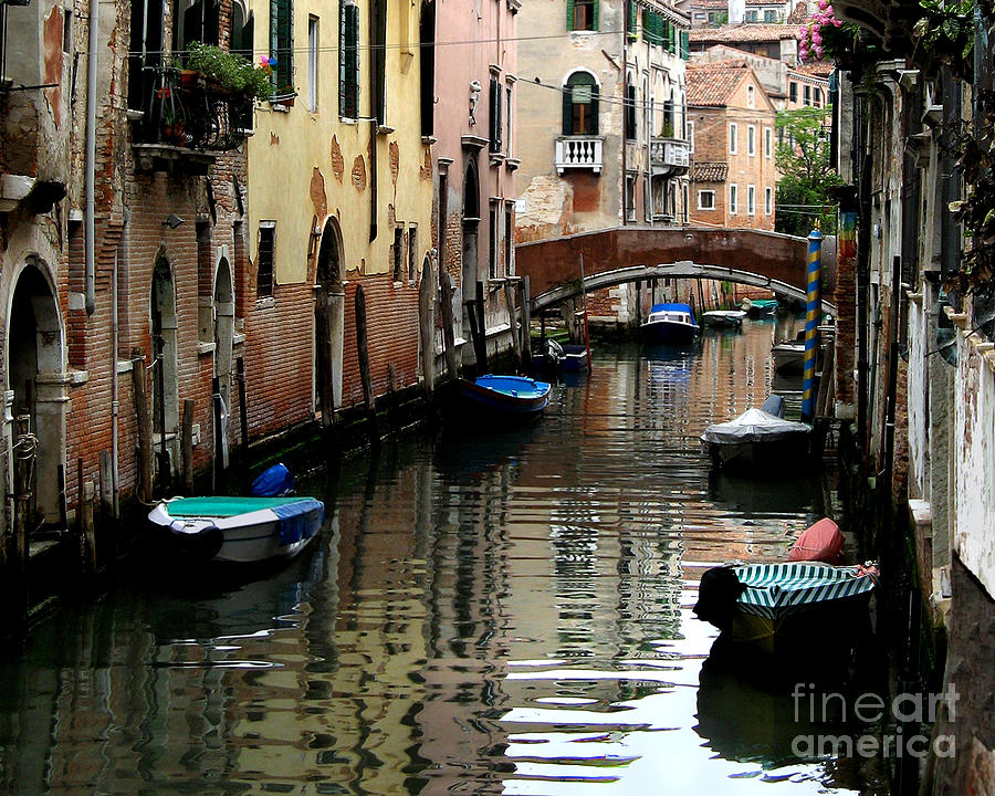 Calm Canal in Venice  Photograph by Jennie Breeze