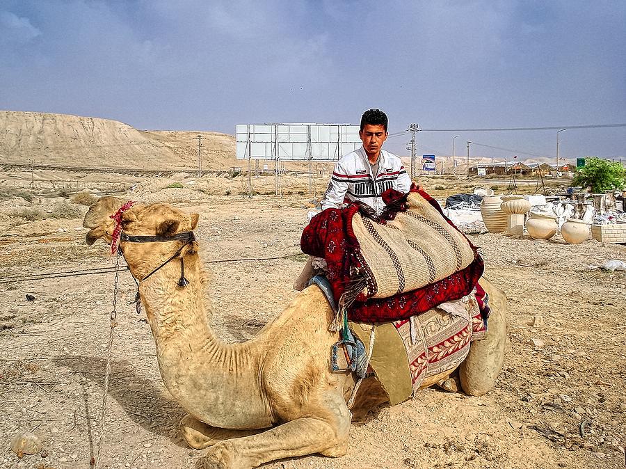 A Camel And His Master Photograph by Sandra Pena de Ortiz