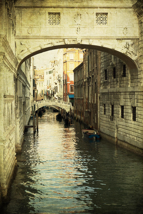 Small Canal, Waterway In Venice Photograph by Ethiriel Photography