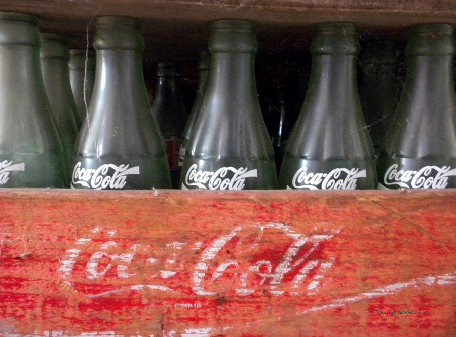 Bottle Photograph - A Case Of Coca Cola by Thomas Woolworth