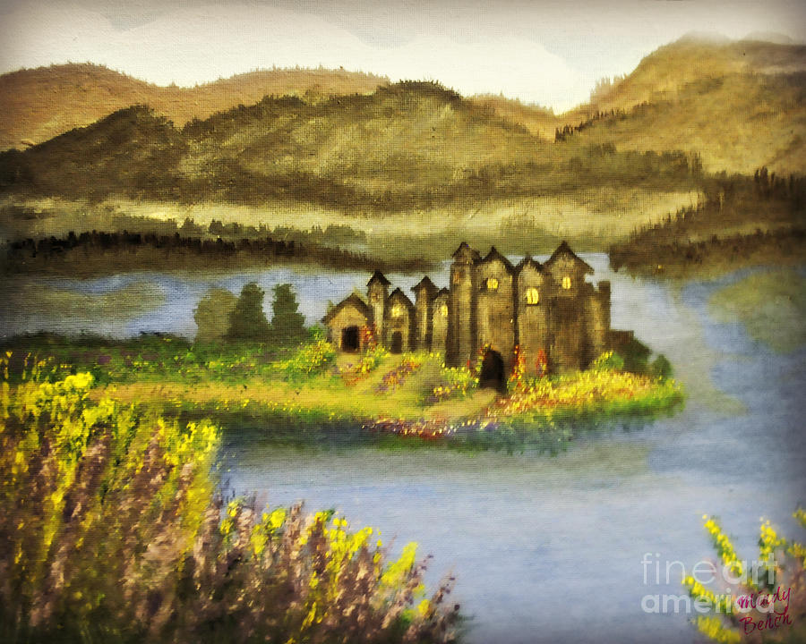A Castle in My Dream Painting by Mindy Bench