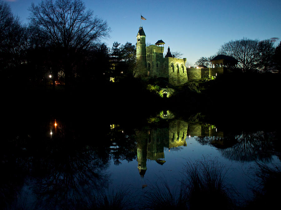 A Castle in Reflection Photograph by Cornelis Verwaal