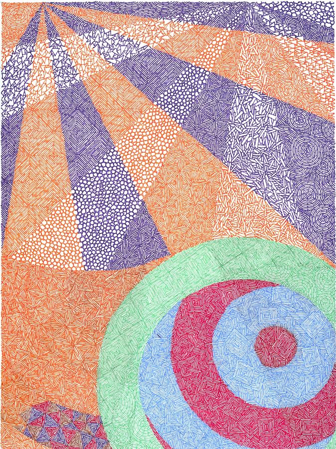 A Certified Texan Bald Eagle Gun Drawing by William Burns - Fine Art