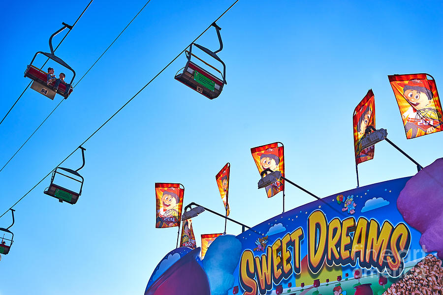 A Chairlift Ride To Sweet Dreams Photograph