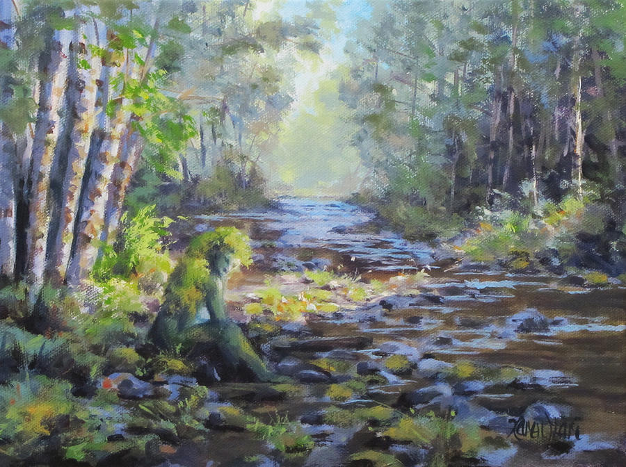 A Chance Encounter with Mossman Painting by Karen Ilari