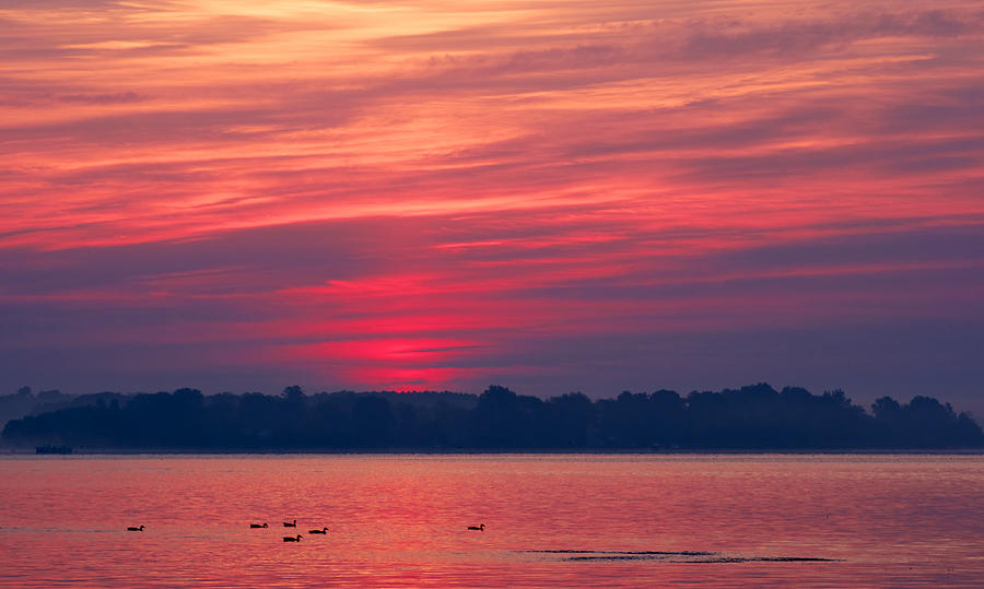 A Chesapeake Bay Sunrise Photograph by David Kay