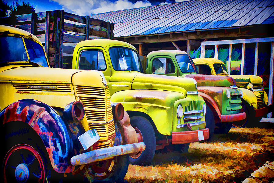 Truck Photograph - A Chorus Line by Ron Roberts