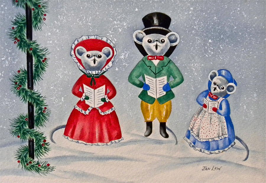 A Christmas Song Painting by Jan Law