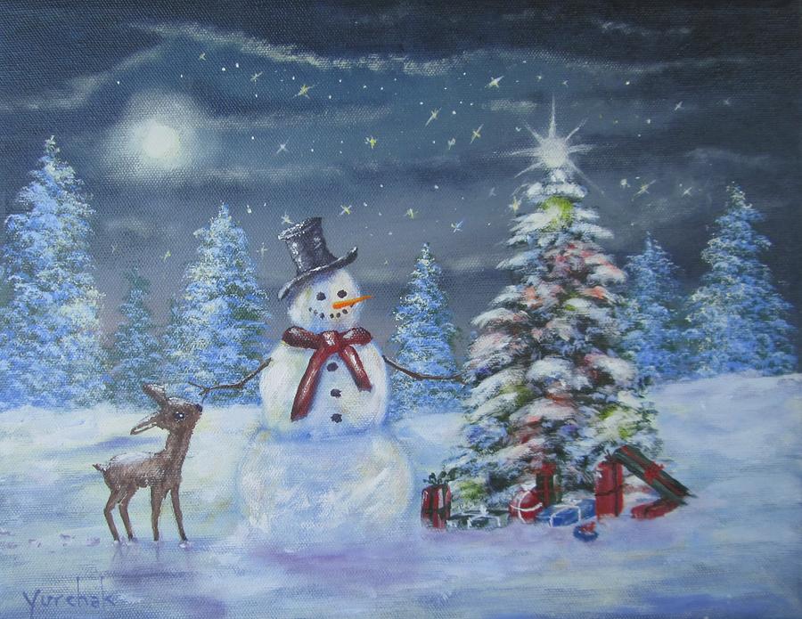 A Christmas Surprise Painting by Wayne Yurchak - Fine Art America