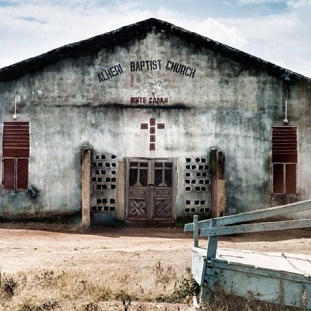 Rundown Photograph - A Church In Nigeria by Aleck Cartwright