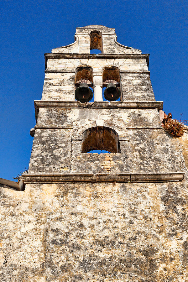A church tower of Corfu - Greece Photograph by Constantinos Iliopoulos