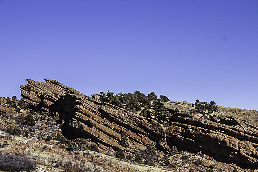 A Clear Day at Red Rock Photograph by Barry Jones