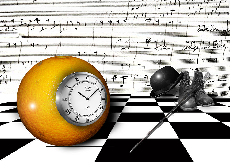 A clockwork orange Digital Art by Dray Van Beeck