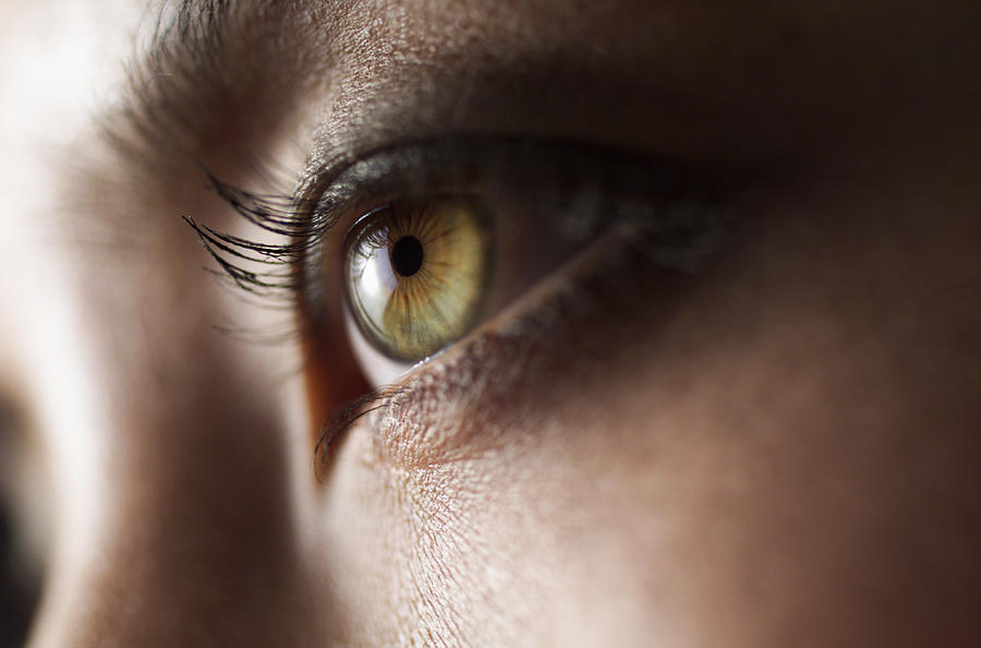 A Close Up Shot Of A Beautiful Green Eye Photograph by Digital Vision
