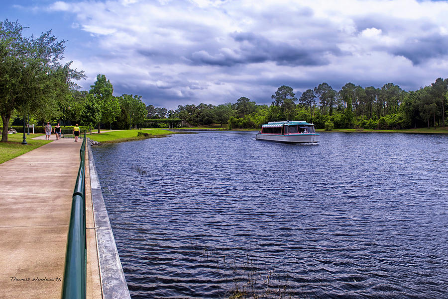 Orlando Photograph - A Cloudy Day For A Walk At Walt Disney World by Thomas Woolworth