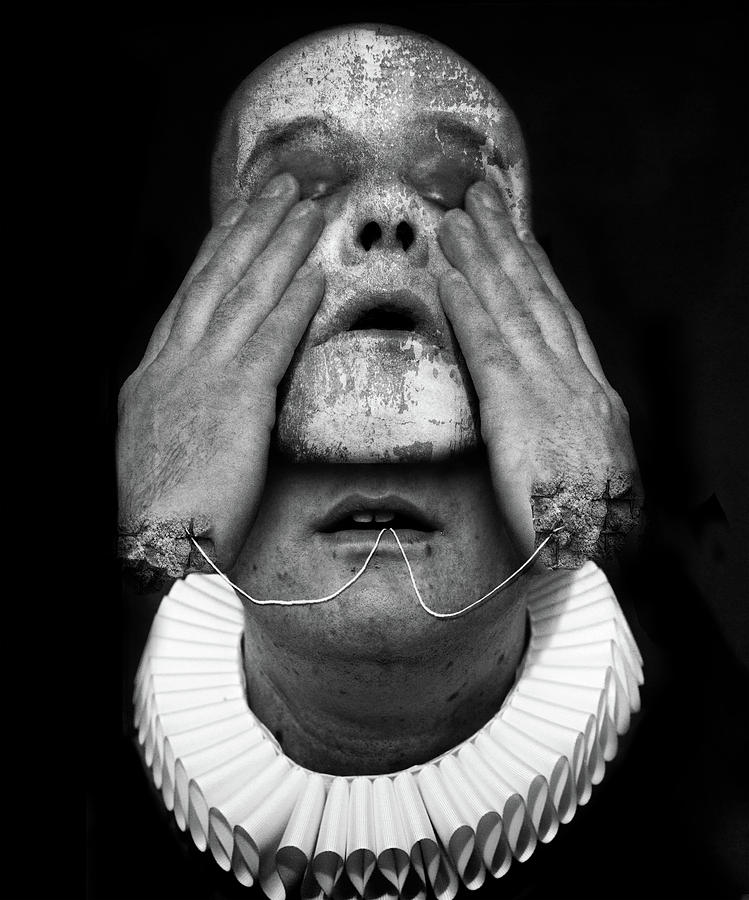 A Clowns Death Superimposed Photograph by Johan Lilja