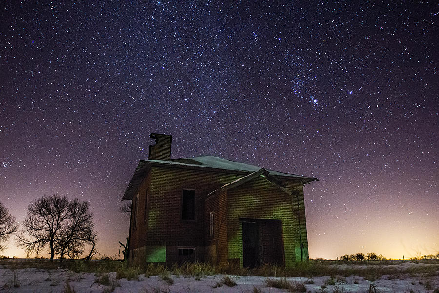 Winter Photograph - A cold dark place by Aaron J Groen