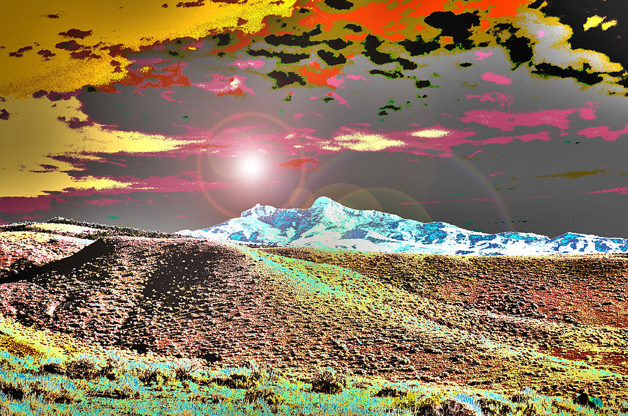 A Cold Heart In An Alien Landscape Digital Art